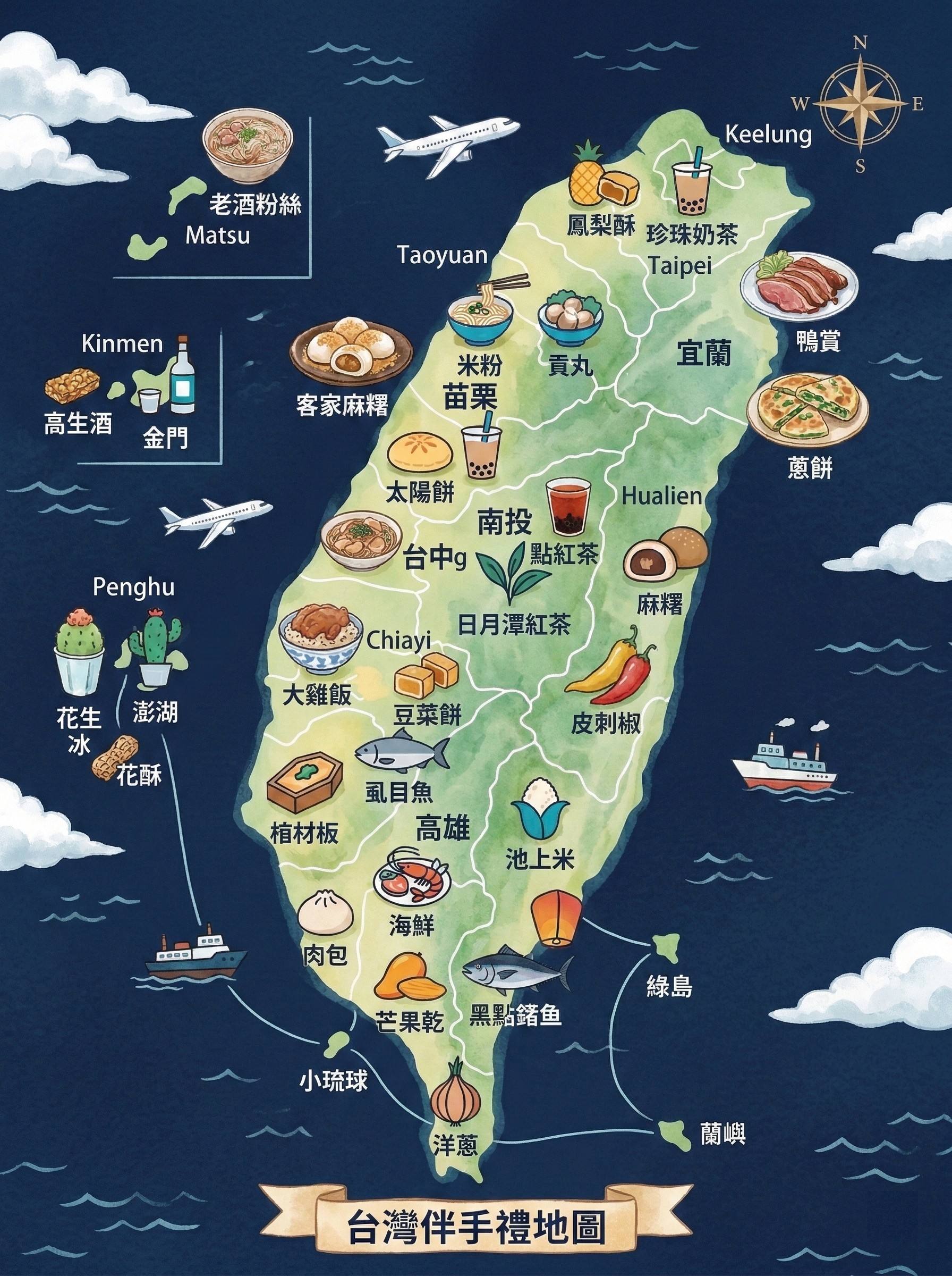 台灣伴手禮地圖